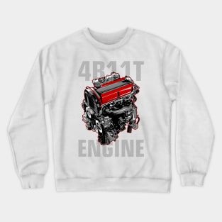 4B11T Engine Mitsubishi Lancer Evo X Crewneck Sweatshirt